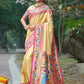 Traditional Saree Silk Cream Weaving Saree