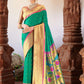 Designer Silk Green Weaving Saree