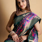 Trendy Saree Silk Green Weaving Saree