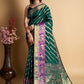 Trendy Saree Silk Green Weaving Saree