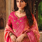 Classic Silk Pink Weaving Saree
