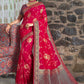 Contemporary Silk Rani Weaving Saree