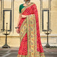 Classic Silk Red Embroidered Saree