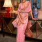 Classic Silk Pink Weaving Saree