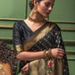 Classic Silk Black Weaving Saree