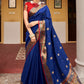 Classic Silk Blue Weaving Saree