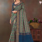 Trendy Saree Silk Multi Colour Weaving Saree