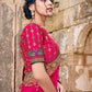 Trendy Saree Silk Rani Embroidered Saree