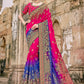 Trendy Saree Silk Rani Embroidered Saree