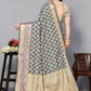 Trendy Saree Silk Grey Jacquard Work Saree