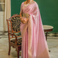 Trendy Saree Silk Pink Weaving Saree