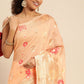 Classic Soft Cotton Peach Weaving Saree