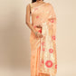 Classic Soft Cotton Peach Weaving Saree
