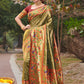 Traditional Saree Silk Green Weaving Saree