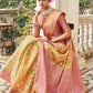 Contemporary Organza Yellow Weaving Saree