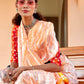 Contemporary Weight Less Orange Embroidered Saree