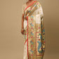 Contemporary Art Banarasi Silk White Woven Saree