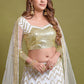 Lehenga Choli Net White Embroidered Lehenga Choli