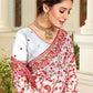 Contemporary Georgette White Embroidered Saree