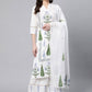 Salwar Suit Cotton White Print Salwar Kameez