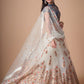 A Line Lehenga Net White Dori Work Lehenga Choli