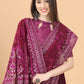Trendy Saree Net Wine Aari Work Saree
