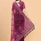 Trendy Saree Net Wine Aari Work Saree