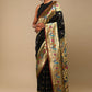 Trendy Saree Art Banarasi Silk Black Woven Saree