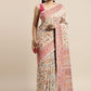 Trendy Saree Cotton Silk Off White Woven Saree