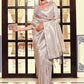 Contemporary Kanjivaram Silk Grey Woven Saree