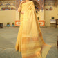 Classic Linen Silk Yellow Woven Saree