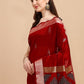 Classic Banglori Silk Raw Silk Maroon Sequins Saree