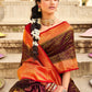 Classic Silk Multi Colour Patch Border Saree