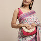 Contemporary Cotton Silk Off White Woven Saree