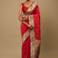 Traditional Saree Art Banarasi Silk Red Woven Saree