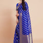 Classic Organza Silk Blue Woven Saree