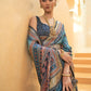 Classic Silk Blue Woven Saree