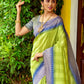 Classic Silk Green Woven Saree