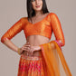 Lehenga Choli Silk Multi Colour Woven Lehenga Choli