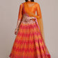 Lehenga Choli Silk Multi Colour Woven Lehenga Choli