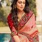 Trendy Saree Silk Pink Patch Border Saree