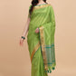 Trendy Saree Tussar Silk Green Woven Saree