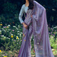 Trendy Saree Art Silk Lavender Woven Saree