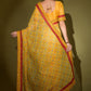 Contemporary Chiffon Yellow Lace Saree