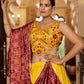 A Line Lehenga Georgette Yellow Embroidered Lehenga Choli