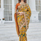 Contemporary Patola Silk Yellow Weaving Saree