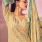 Salwar Suit Pashmina Yellow Digital Print Salwar Kameez