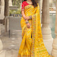 Trendy Saree Silk Yellow Embroidered Saree
