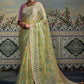 Classic Brasso Yellow Fancy Work Saree