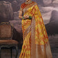 Classic Viscose Yellow Weaving Saree
